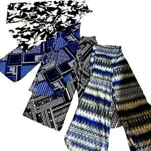 Lot 4 BOHO Palazzo wide leg pants graphic print hippie gypsy club Geo Festival